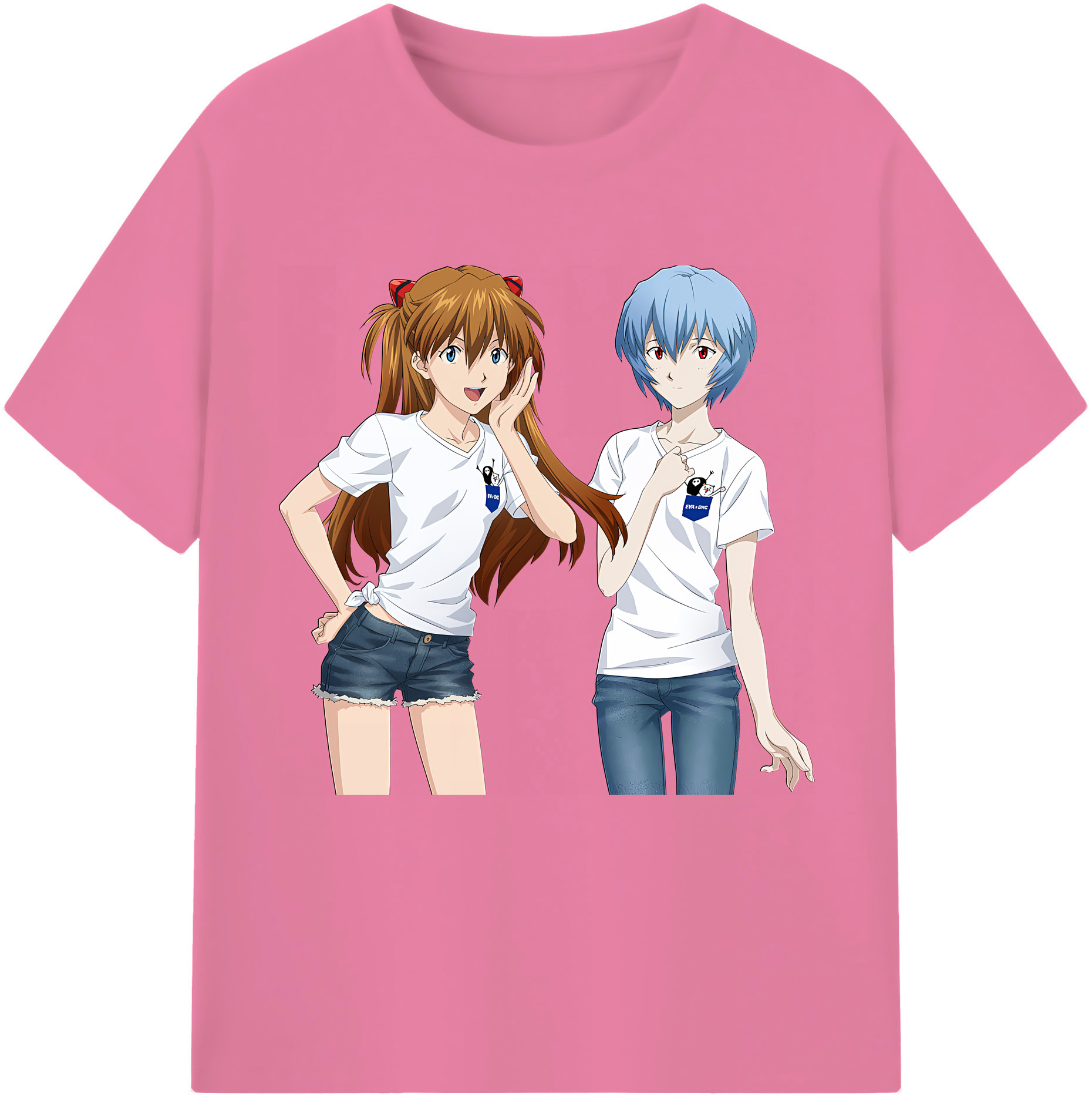 （画像用） EVA 新世紀エヴァンゲリオン 綿100％半袖Tシャツ（フロントプリント）